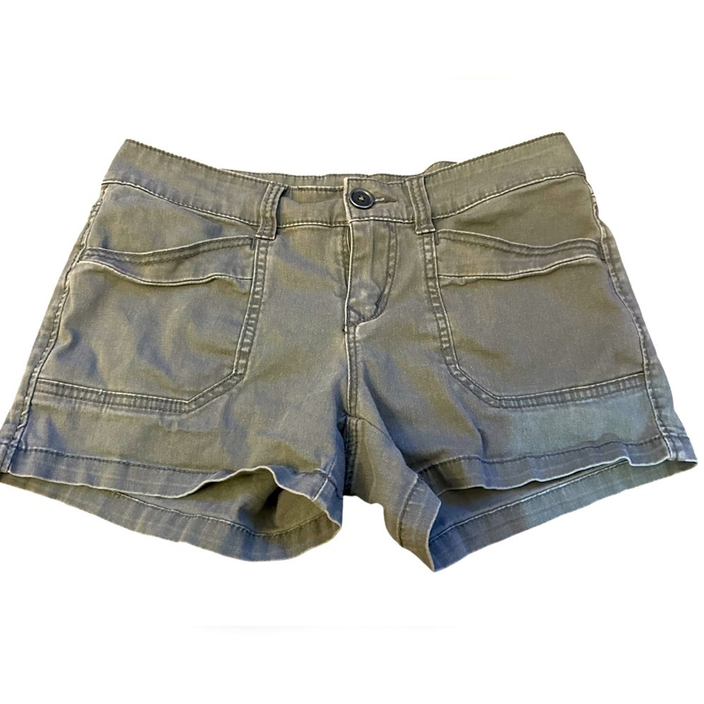 Unionbay Gray Utility Denim Shorts Low Rise Y2K Cargo Pocket Women’s Medium